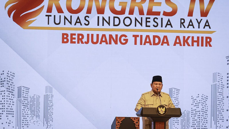 Prabowo Sebut Pemerintah Bersih Kunci Kekuatan Indonesia
